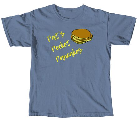 Pouch Pancakes 2.0, a Blue Jean Comfort Colors Unisex Tee