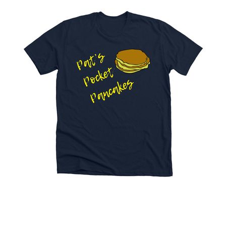 Pouch Pancakes 2.0, a Solid Navy Blend Premium Unisex Tee