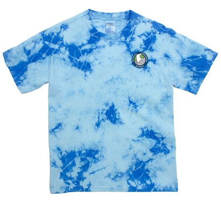 Classic NCS Eagles Tee, a Sky Blue Youth Crystal Tie Dye Tee