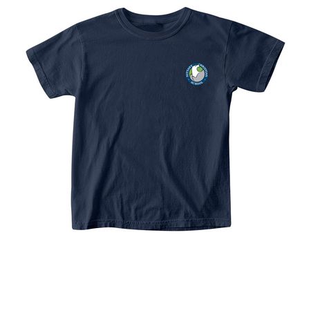 Classic NCS Eagles Tee, a True Navy Comfort Colors Youth Tee