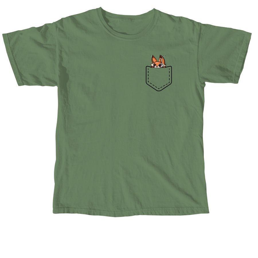 Seed Junky Pocket Fox, a Hemp Comfort Colors Unisex Tee