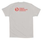 *NEW* Season T- Shirt, a Solid Athletic Grey Premium Cotton Tee (back-view)