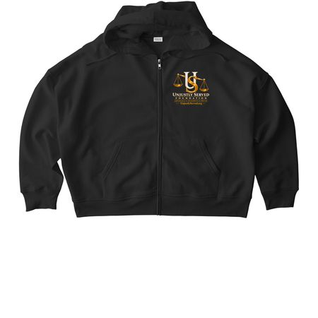 Wear the Mission. Support the Movement., a Black Stanley/Stella Women?s Stella Ida Zip Up Pullover Hoodie