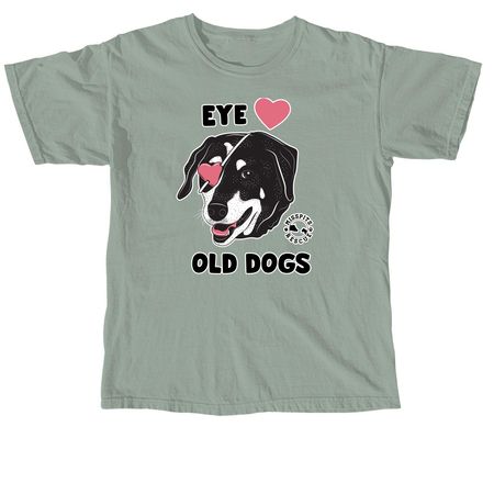 Eye ? Old Dogs, a Bay Comfort Colors Unisex Tee