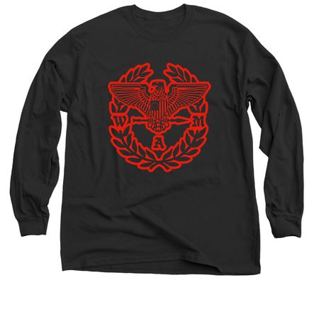 WAM BOLD, a Black Classic Long Sleeve Tee