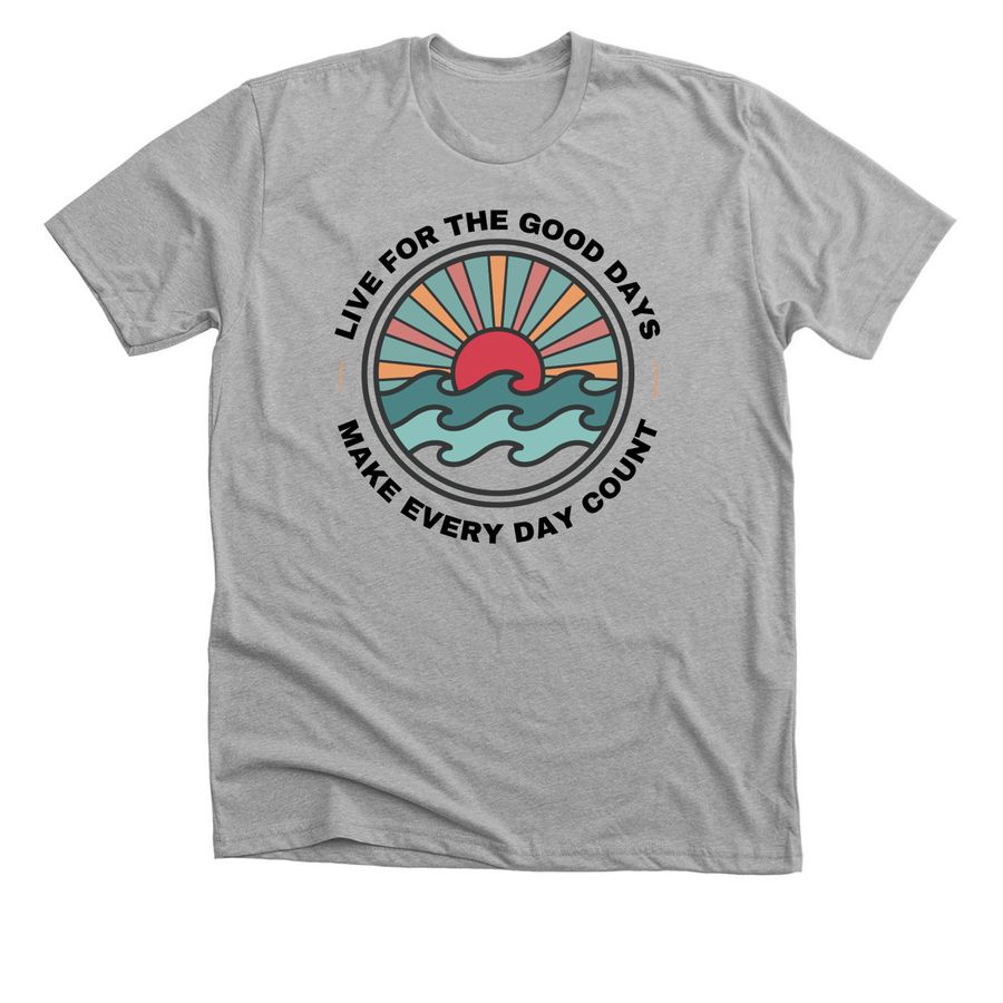 Short Sleeve, Long Sleeve, Sweatshirt, a Athletic Heather Premium Unisex Tee