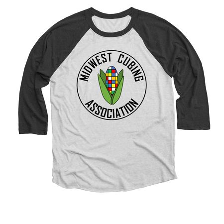 MCA Shirts and Hoodies!&nbsp;, a Black and Heather White 3/4 Sleeve Baseball Tee