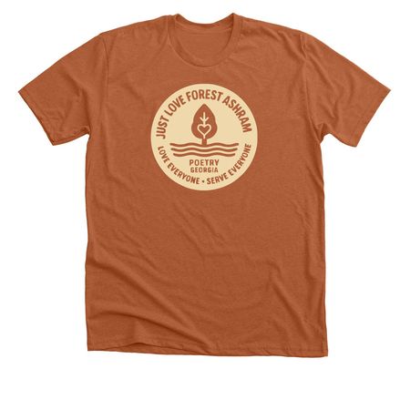 Just Love Forest Ashram&nbsp;, a Heather Autumn Premium Unisex Tee