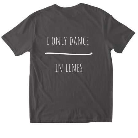 Country At Heart, a Charcoal Softstyle Cotton Tee (back-view)