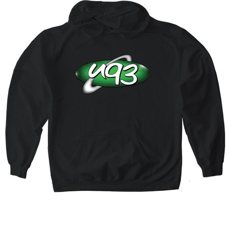 U93 Unisex Tops, a Black Gildan Softstyle Pullover Hoodie
