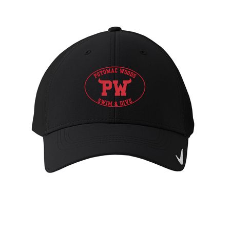PW Hats, a Black Printed Nike Dri-FIT Legacy Performance Cap