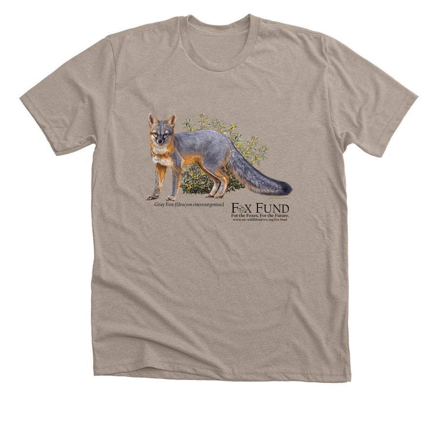 Southwestern Wildlife Survey's Fox Fund, a Heather Stone Premium Unisex Tee