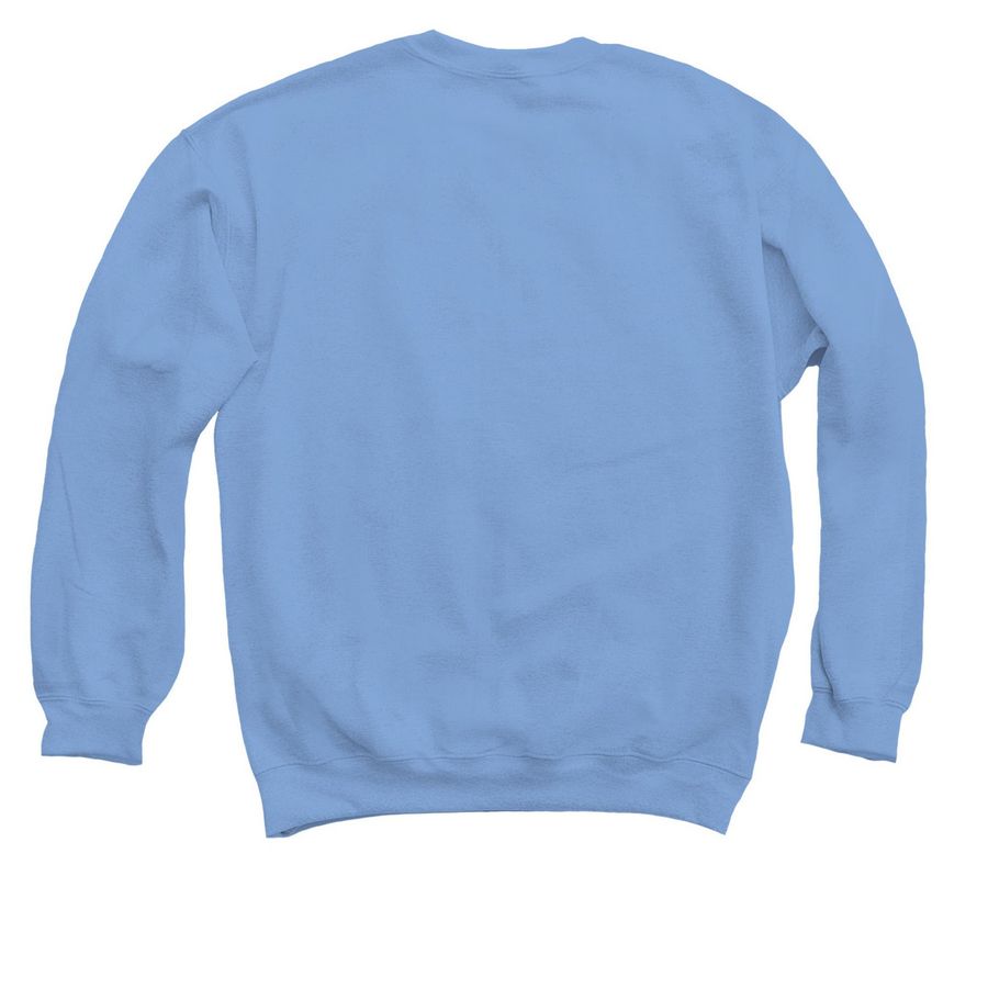 Chicago Marathon NICU Merch, a Carolina Blue Crewneck Sweatshirt (back-view)