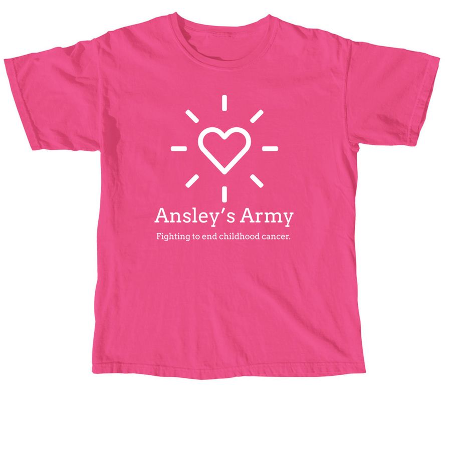 Ansley?s Army, a Neon Pink Comfort Colors Unisex Tee