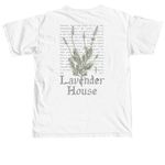 Lavender House, a White Comfort Colors Unisex Tee (back-view)