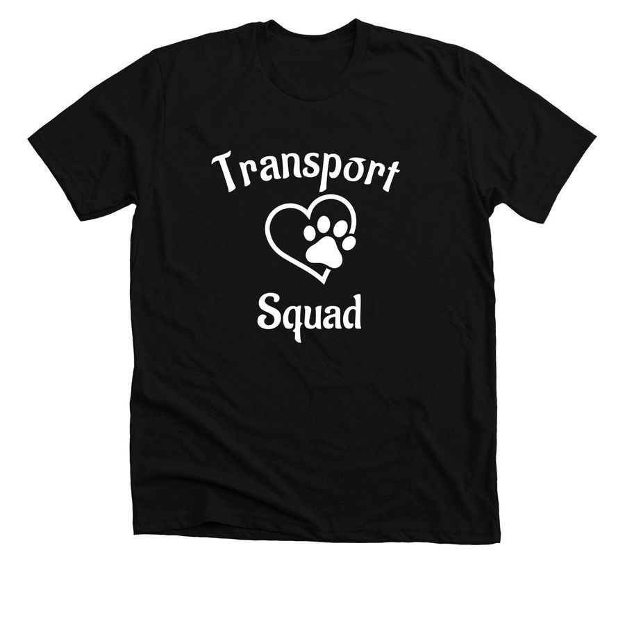 New Transporter Shirt, a Solid Black Blend Premium Unisex Tee