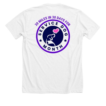 30 Miles in 30 Days&nbsp;, a Solid White Blend Premium Unisex Tee