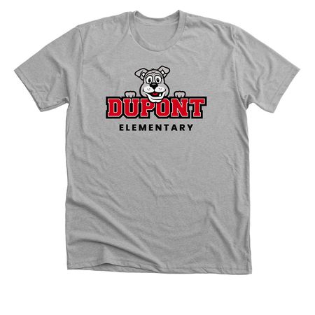 DuPont Elementary Spirit Wear, a Athletic Heather Premium Unisex Tee