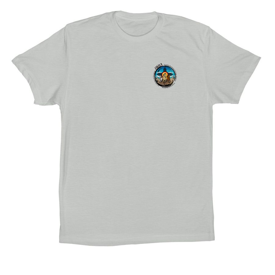New Mexico Wild Horses, a Silver Premium Cotton Tee