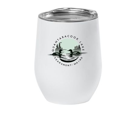 Lake Tumblers, a White Insulated Wine Cup