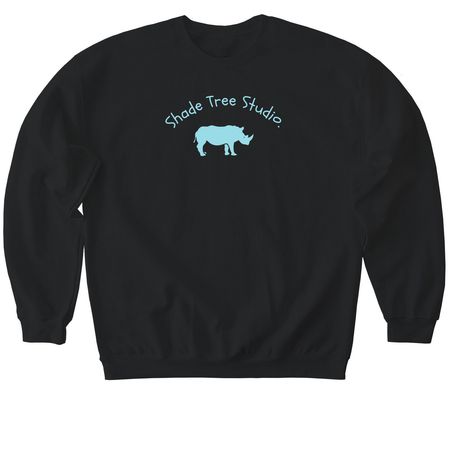 Shade Tree 12, a Black Softstyle Crewneck Sweatshirt