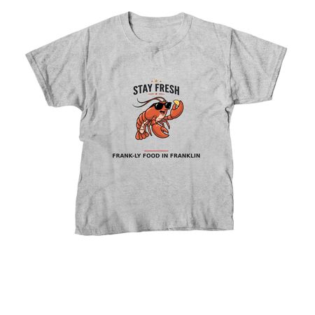 Stay Fresh ? Lobster (Drop 003), a Sport Grey Youth Unisex Tee