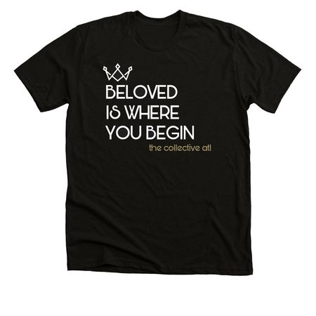 Beloved., a Solid Black Blend Premium Unisex Tee