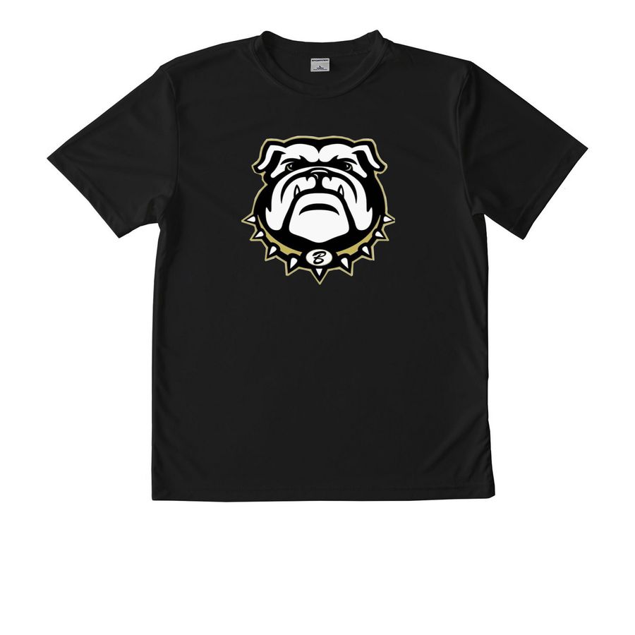Youth Performance Tee, a Black Youth Performance Tee