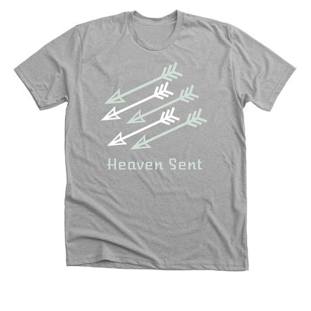 Arrows of the Truth, a Athletic Heather Premium Unisex Tee