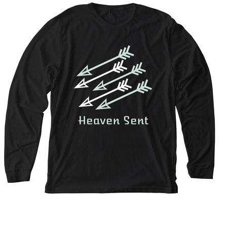 Arrows of the Truth, a Solid Black Blend Premium Long Sleeve Tee