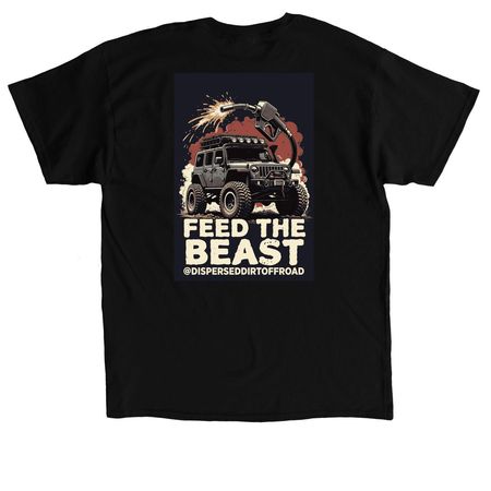 Fuel, a Black Classic Unisex Tee (back-view)