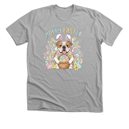 Hoppy Easter, a Athletic Heather Premium Unisex Tee