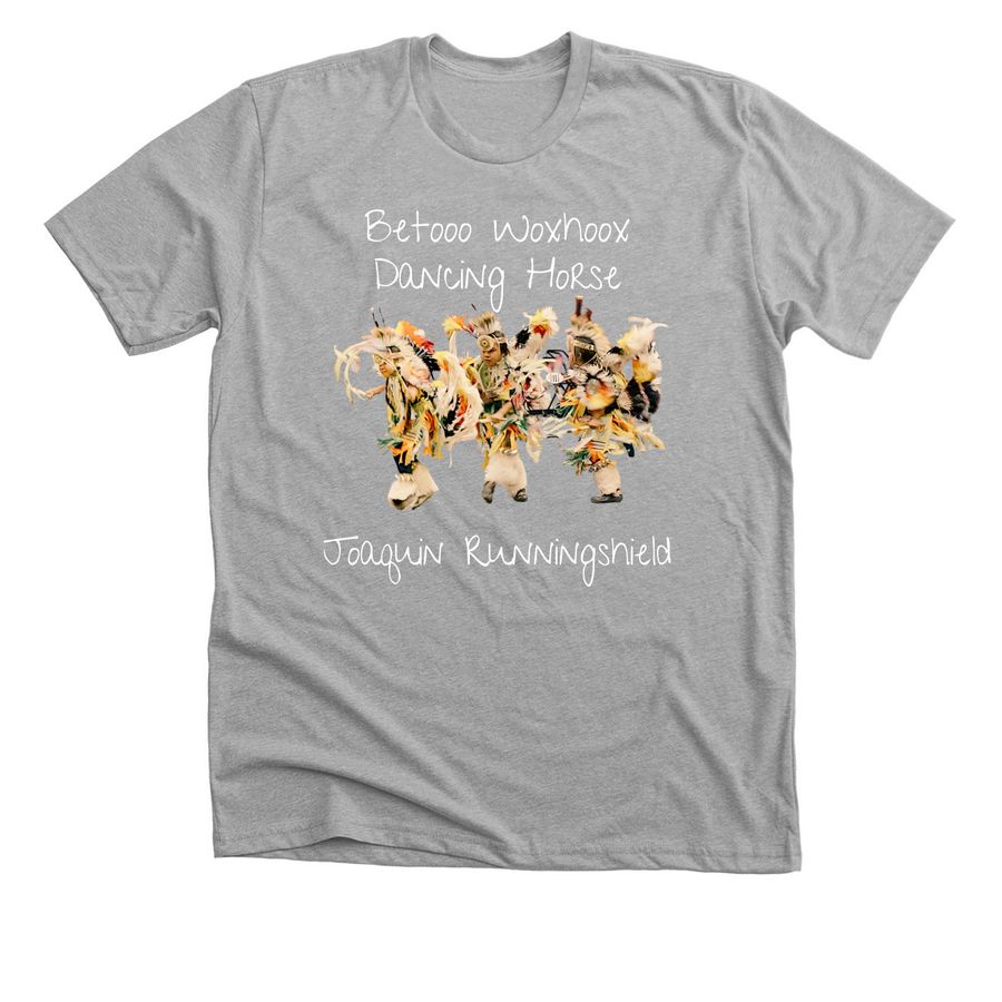 Support Northern Arapaho Little Brave, a Athletic Heather Premium Unisex Tee