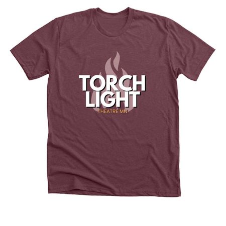 Torchlight Theatre MN Official Merch&nbsp;, a Heather Maroon Premium Unisex Tee