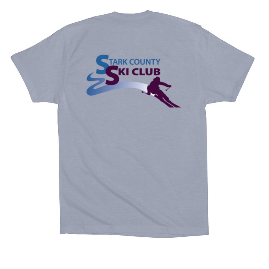 Stark County Ski Club - Summer Apparel, a Vintage Denim Premium Cotton Tee