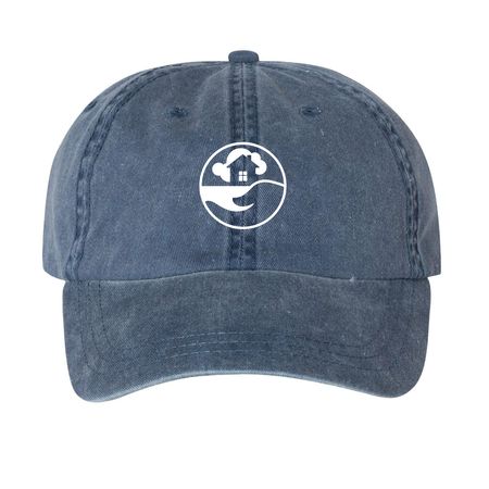 Sharing Cap&nbsp;, a Navy Printed Pigment Dye Baseball Cap