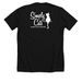 Volunteer - Crew, a Solid Black Blend Premium Unisex Tee (back-view)