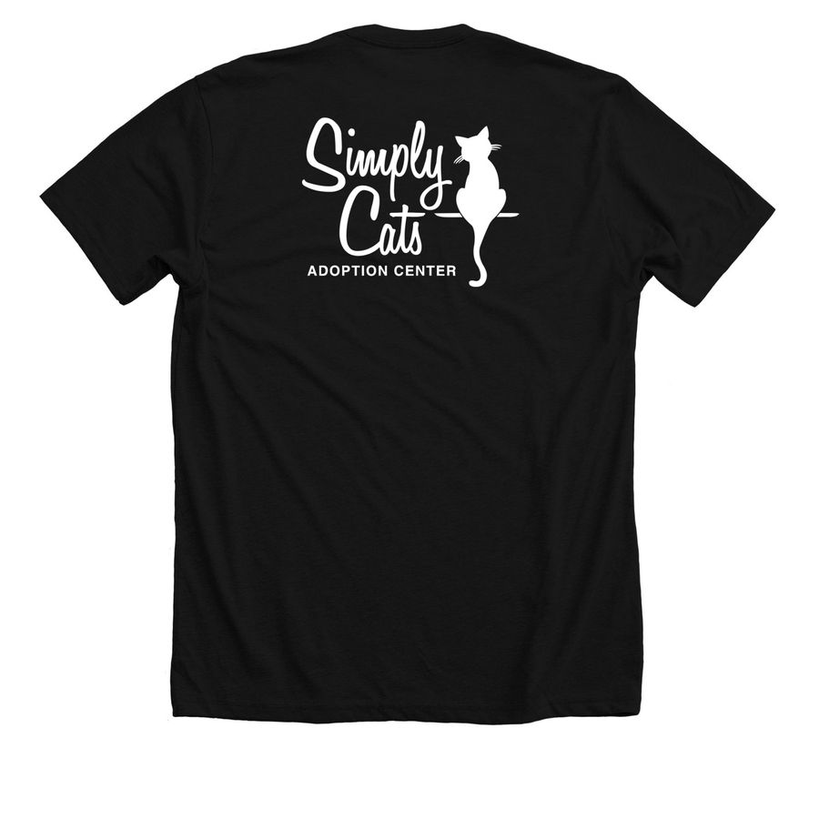 Volunteer - Crew, a Solid Black Blend Premium Unisex Tee (back-view)