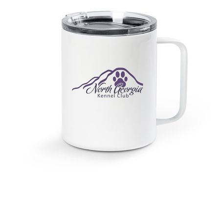NGKC Travel Mug, a White Stainless Steel Travel Mug