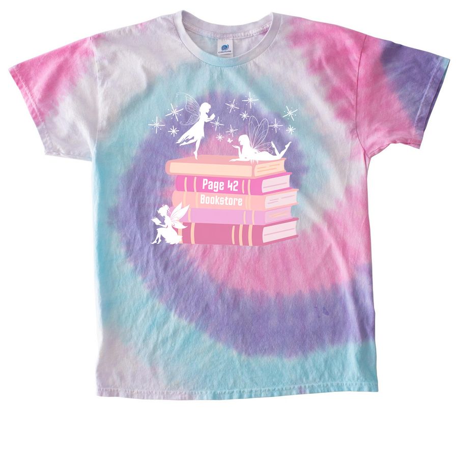 Book Fairies, a Unicorn Classic Tie Dye Tee
