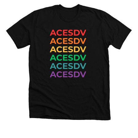ACESDV Pride Month Tee, a Solid Black Blend Premium Unisex Tee