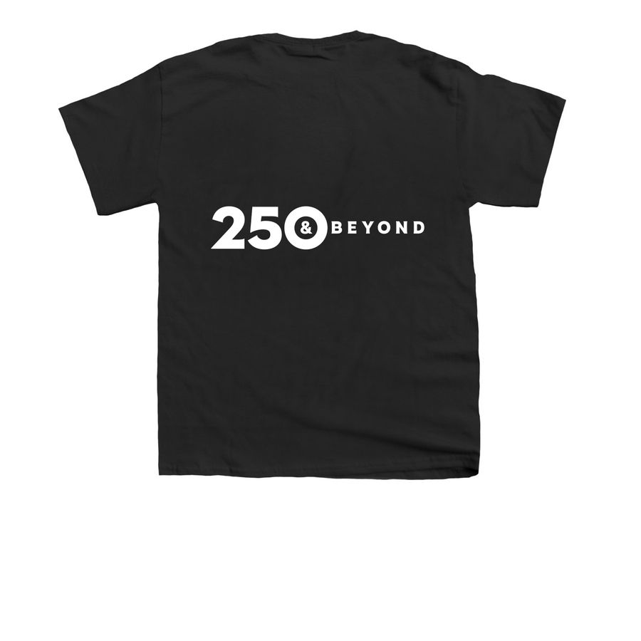 Our Mutual Pledge - Youth, a Black Youth Unisex Tee (back-view)