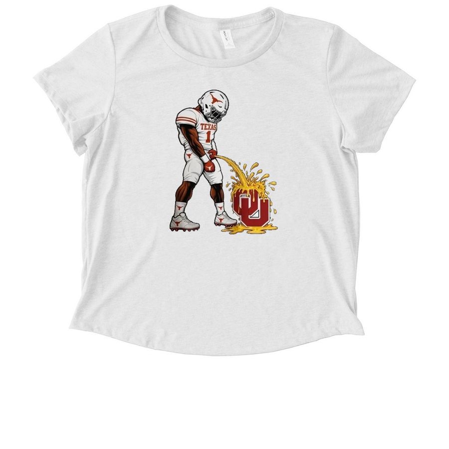 Colin Simmons Celebration on a Oklahoma Soone, a Bright White Allmade Eco Triblend Women?s Scoop Neck Tee