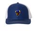 Bison Hat, a Royal/ White Printed Snapback Trucker Cap
