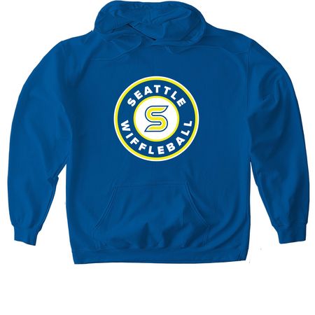 OG Seattle Wiffleball Logo ? Transparent, a Royal Gildan Softstyle Pullover Hoodie