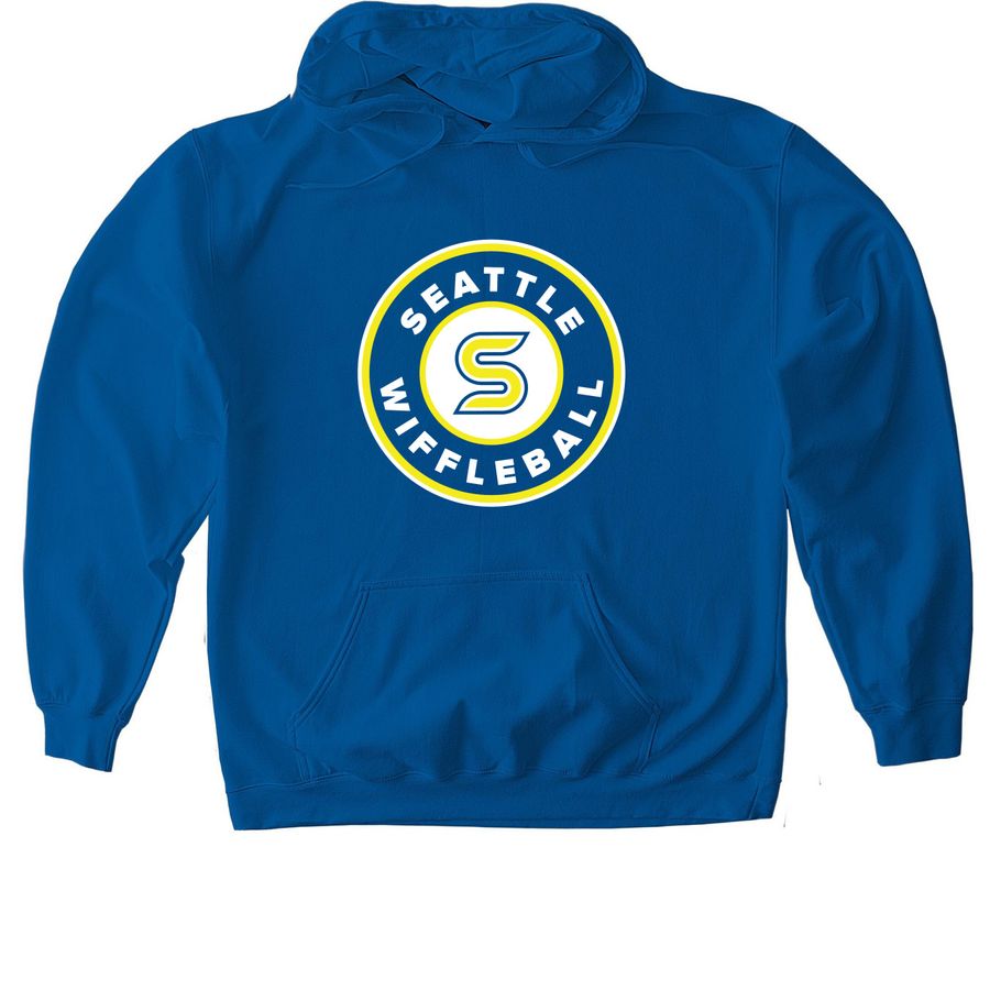 OG Seattle Wiffleball Logo ? Transparent, a Royal Gildan Softstyle Pullover Hoodie