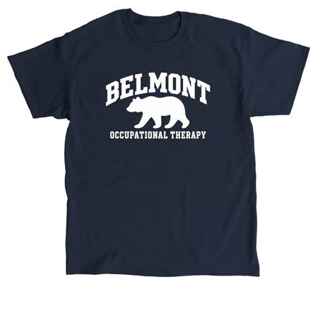Belmont Bear, a Navy Classic Unisex Tee