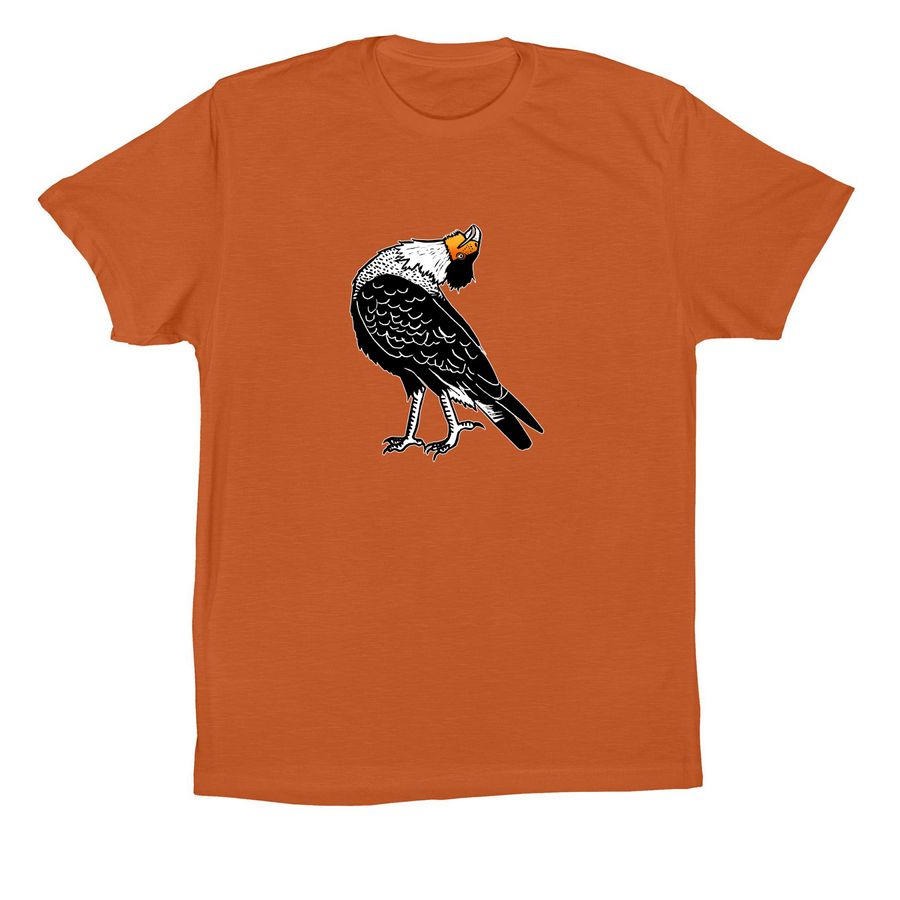 Crested Caracara, a Autumn Premium Cotton Tee