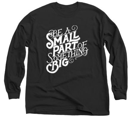 Something Big Tees, a Black Classic Long Sleeve Tee