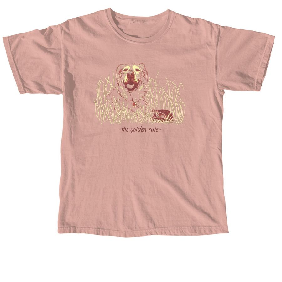 The Golden Rule, a Peachy Comfort Colors Unisex Tee